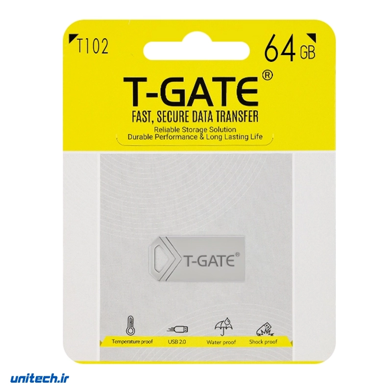 فلش مموری تی گیت مدل T102 ظرفیت 64 گیگابایت1